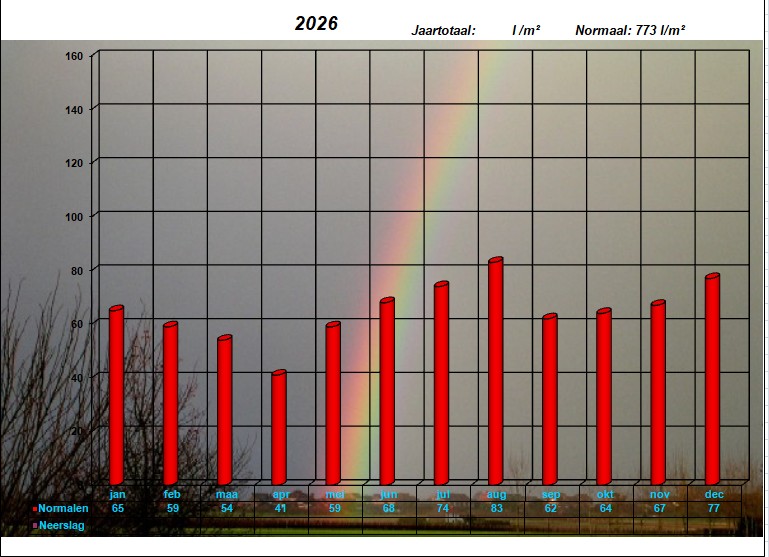 neerslaggrafiek 2026